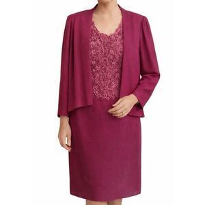 Ursula of Switzerland vintage pink lace cape dress 6